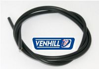 YDERKABEL M/TEFLON SORT 1500CM 7MM - 2MM