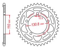 Bagkædehjul RacePro 7/45T BMW S1000XR