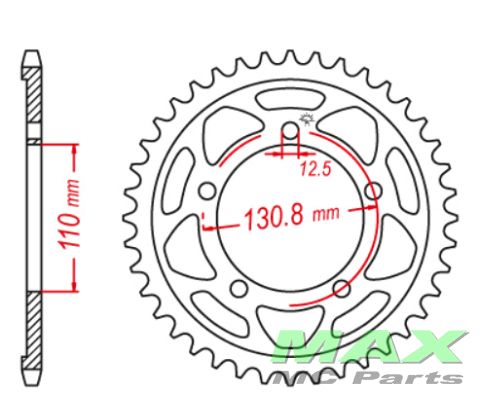 Bagkædehjul RacePro 7/45T BMW S1000XR
