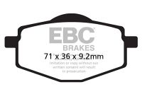 EBC Scooter Disc pad set SFA101