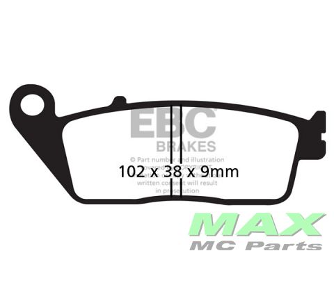 EBC Scooter Disc pad set SFA142