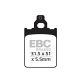 EBC Disc pad set SFA186