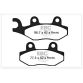 EBC Scooter Disc pad set SFA228
