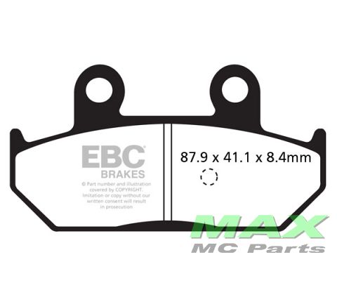 EBC Disc pad set*REAR* SFA412