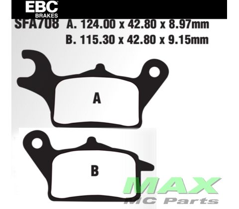 EBC Scooter Disc pad set SFA708 NSC110