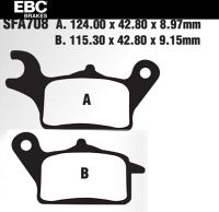 EBC Scooter Disc pad set SFA708 NSC110