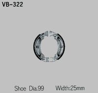 VESRAH Bremsebakker VB322 *USE: EBC S601