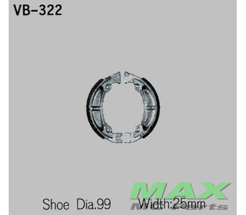 VESRAH Bremsebakker VB322 *USE: EBC S601