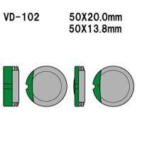 VESRAH Bremseklodser VD102 *USE :FA013*