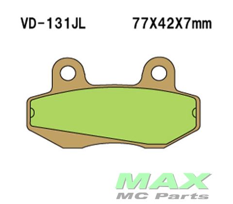 VESRAH Bremseklodser VD131SJL