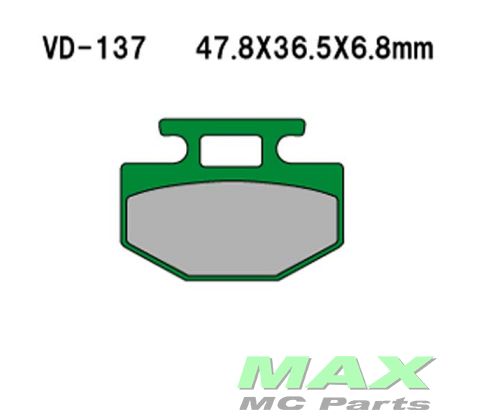 VESRAH Bremseklodser VD137