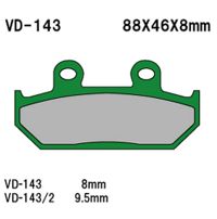 VESRAH Bremseklodser VD143*SE: FA124*