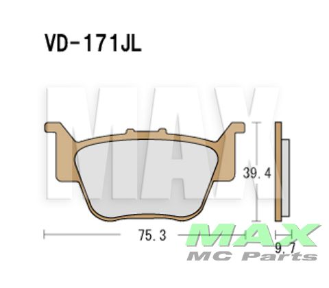 VESRAH Bremseklodser VD171JL