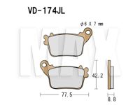 VESRAH Bremseklodser VD174JL