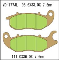 VESRAH Bremseklodser VD177JL