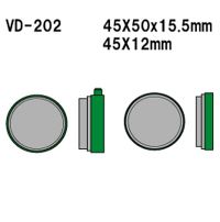 VESRAH Bremseklodser VD202