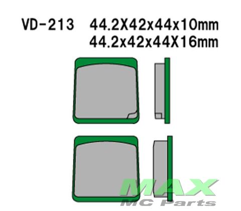 VESRAH Bremseklodser VD213