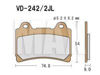VESRAH Bremseklodser VD-242/2JL