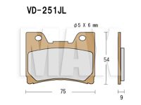VESRAH Bremseklodser VD251JL