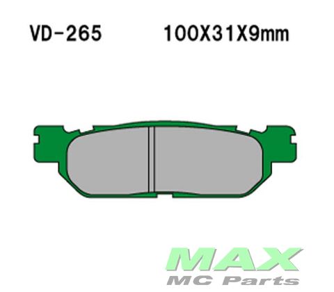 VESRAH Bremseklodser VD265