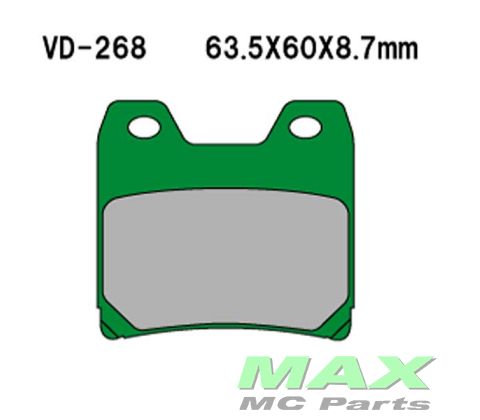 VESRAH Bremseklodser VD268