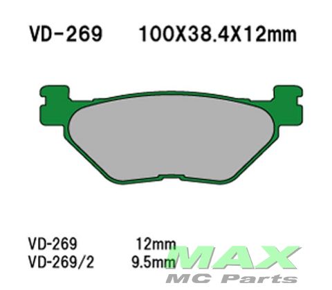 VESRAH Bremseklodser VD269/2