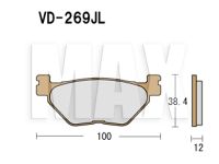 VESRAH Bremseklodser VD269JL