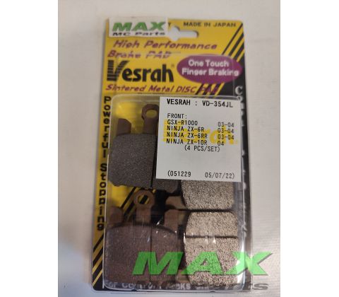 VESRAH Bremseklodser VD354