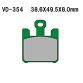 VESRAH Bremseklodser VD354