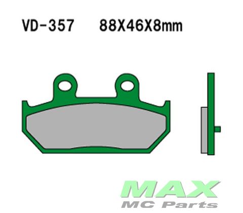 VESRAH Bremseklodser VD357