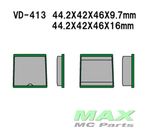 VESRAH Bremseklodser VD413