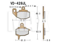 VESRAH Bremseklodser VD428-JL