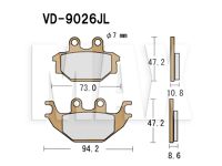 VESRAH Bremseklodser VD9026JL