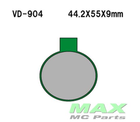 VESRAH Bremseklodser VD904