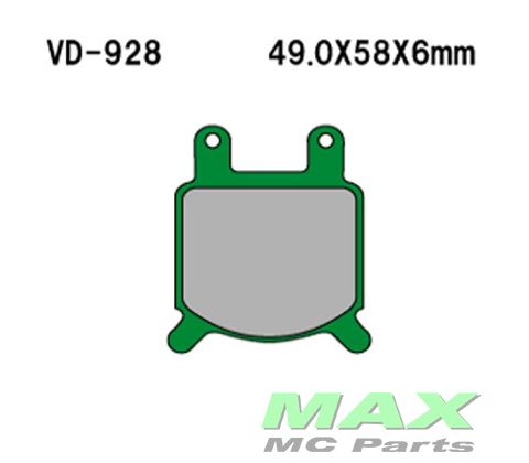 VESRAH Bremseklodser VD928
