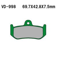 VESRAH Bremseklodser VD998