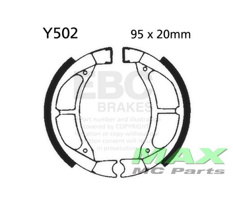 EBC Brake shoe set Y502 PW80 TTR110