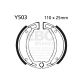 EBC Brake shoe set Y503