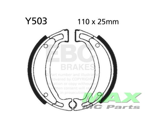 EBC Brake shoe set Y503