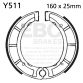 EBC Brake shoe set Y511