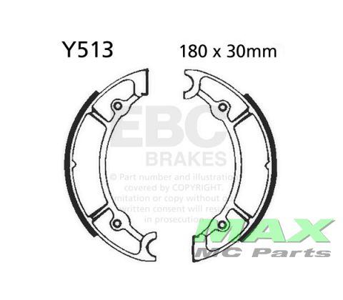 EBC Brake shoe set Y513