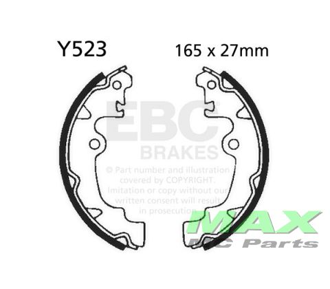 EBC Brake shoe set Y523