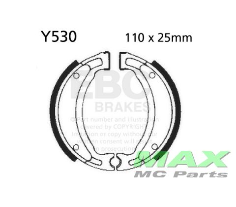 EBC Brake shoe set Y530 BWs NEOS JOG